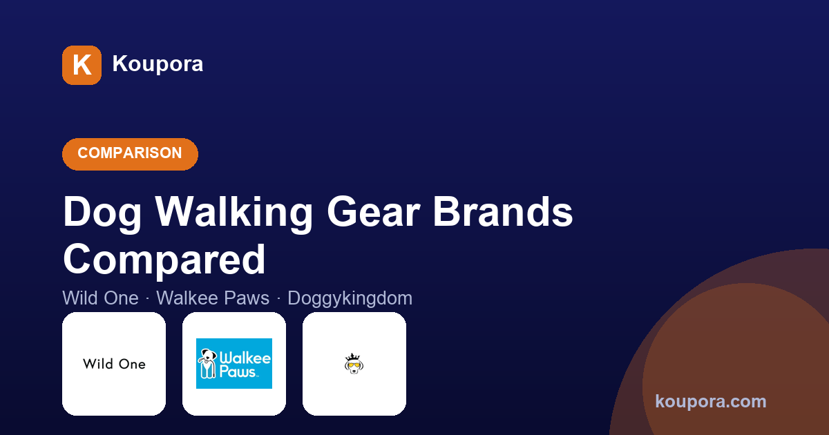 Wild One vs Walkee Paws vs Doggykingdom: Dog Walking Gear (2026)