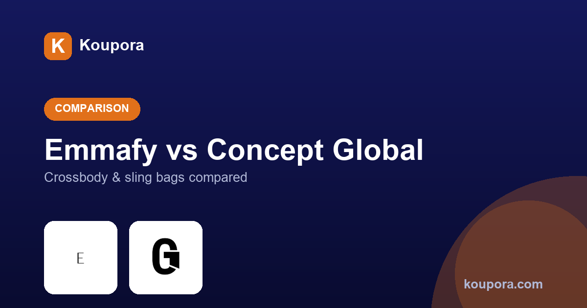 Emmafy vs Concept Global (2026): Crossbody & Sling Bags Compared